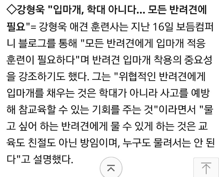 반려견에게 목줄 및 입마개 안하는 견주들 신고하자!! | 인스티즈