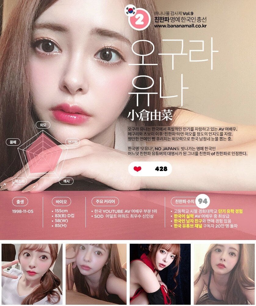 기호1번 AV배우 후카다 에이미 vs 기호2번 AV배우 오구라 유나 | 인스티즈