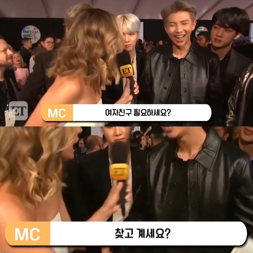 미국 인터뷰 중 어그로 끌릴만한 질문 철벽 차단하는 방탄 RM | 인스티즈
