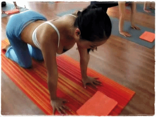 [정보] 유용한 요가자세 - 고양이자세.jpgif | 인스티즈