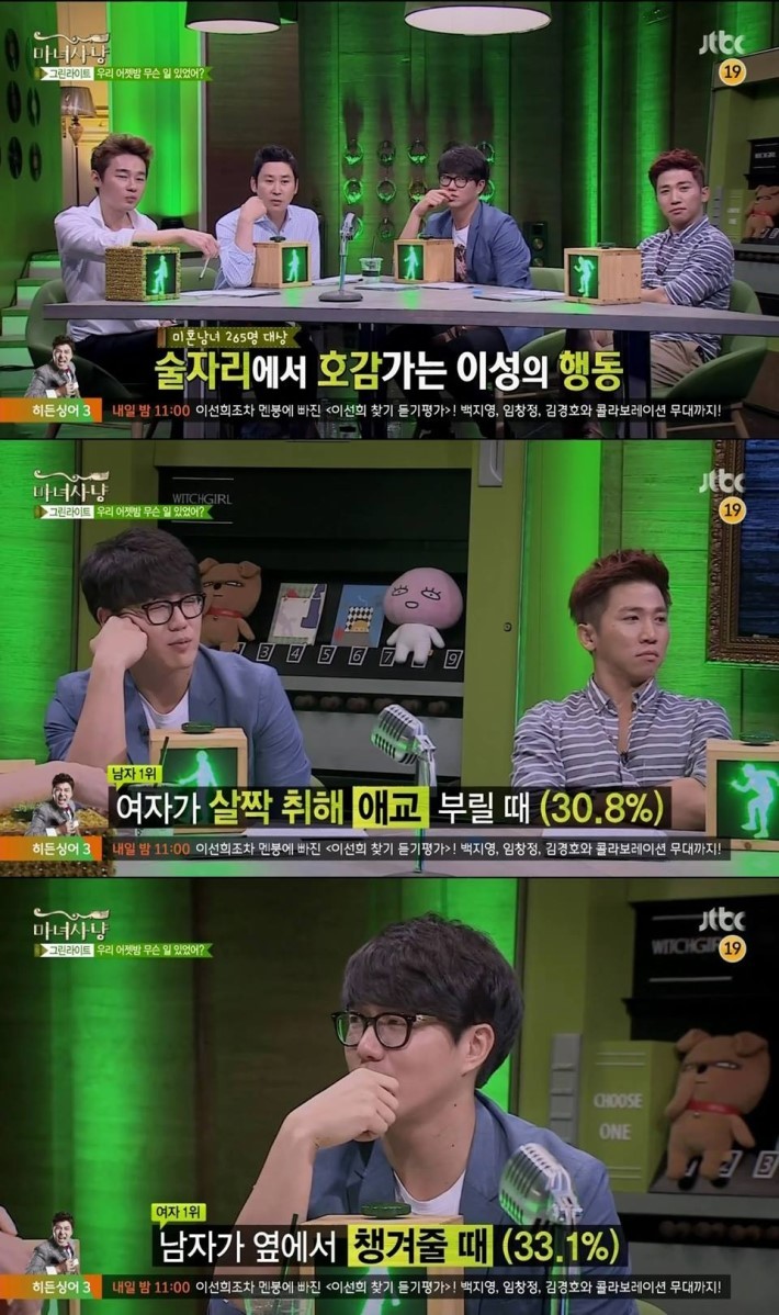 술자리에서 호감가는 이성 행동 | 인스티즈