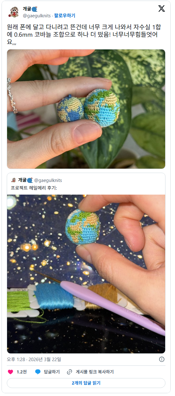 뜨개질 덕후들이 프로젝트 헤일메리를 보면 생기는 일 | 인스티즈