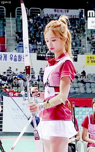 아육대 양궁 솔지.gif (데이터 주의) | 인스티즈