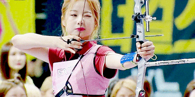 아육대 양궁 솔지.gif (데이터 주의) | 인스티즈
