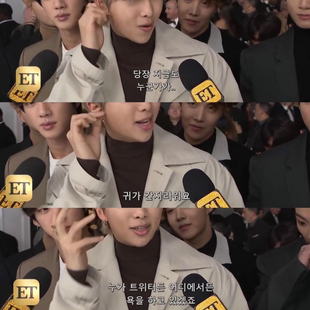 미국 인터뷰 중 어그로 끌릴만한 질문 철벽 차단하는 방탄 RM | 인스티즈