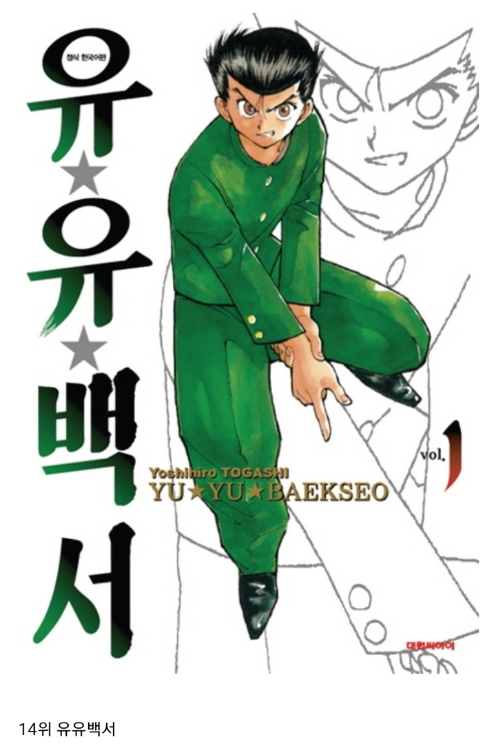 일본인 62만명이 뽑은 인생 만화 순위.JPG | 인스티즈