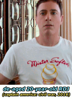 시빌워에서 CG로 만든 20살 로다주와 실제 20대 로다주 | 인스티즈