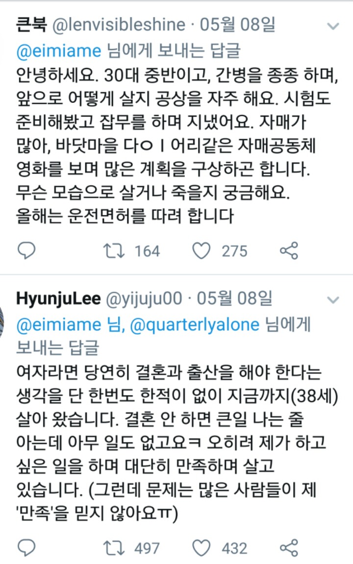 30대 이상 비혼 여성들의 삶 | 인스티즈