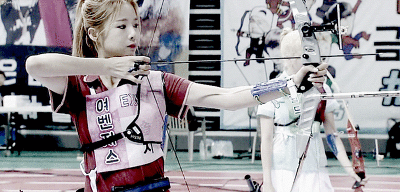 아육대 양궁 솔지.gif (데이터 주의) | 인스티즈