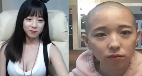 '사생활 논란' BJ 반여림 생방송 중 삭발 | 인스티즈
