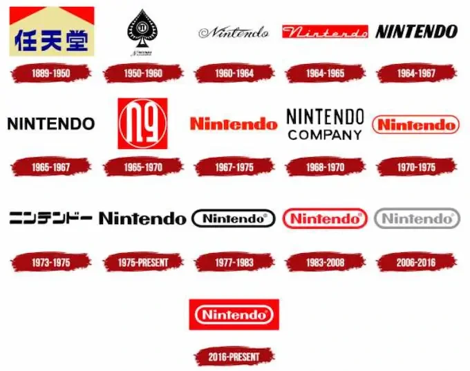 닌텐도 역대 로고 .jpg | 인스티즈