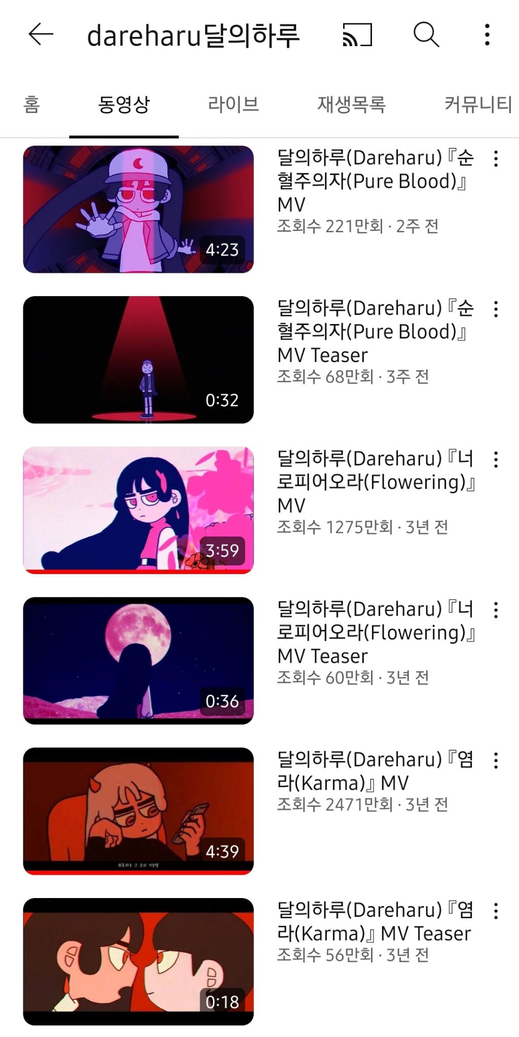 동영상이 6개 뿐인데 구독자수가 27만명인 유튜브 계정 | 인스티즈