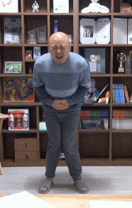 주호민 작가의 실감나는 똥 마려운 연기.gif | 인스티즈