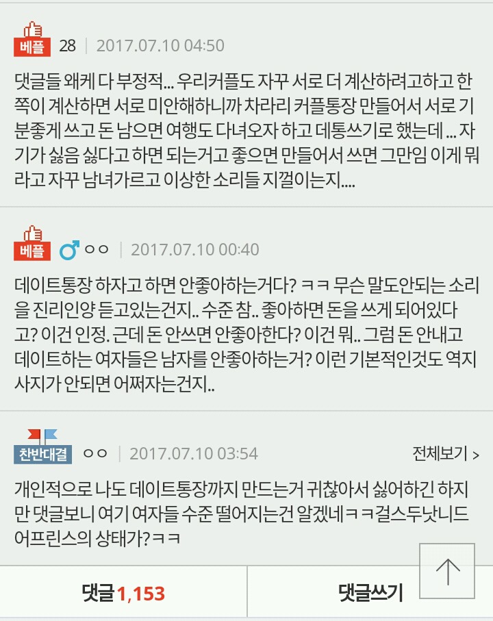 추가))데이트 통장 만들자는 남친....어떻게 할까요?ㅠㅠ | 인스티즈