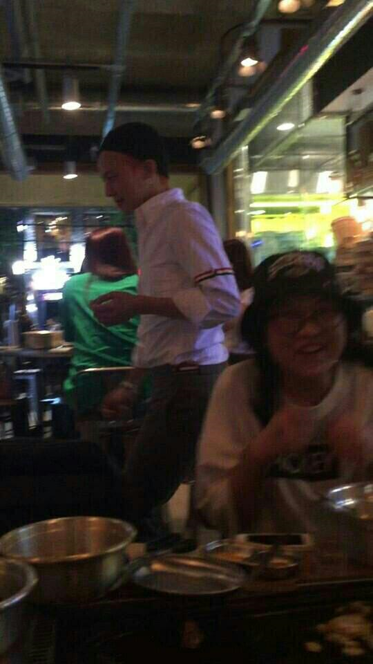 홍대 삼거리 푸줏간 yg 회식.jpg (홍대 자주 오는 지디) | 인스티즈