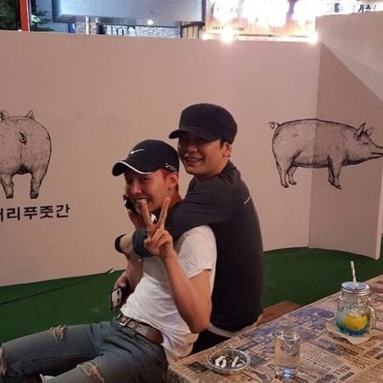 홍대 삼거리 푸줏간 yg 회식.jpg (홍대 자주 오는 지디) | 인스티즈