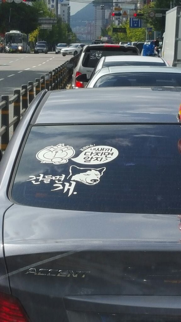 센스도 없고 보고 있으면 짜증나는 차량 스티커.jpg | 인스티즈
