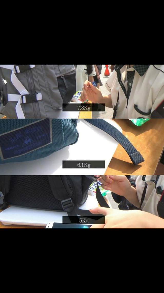 대한민국 고등학생의 가방 무게를 재어 보았다.jpg | 인스티즈
