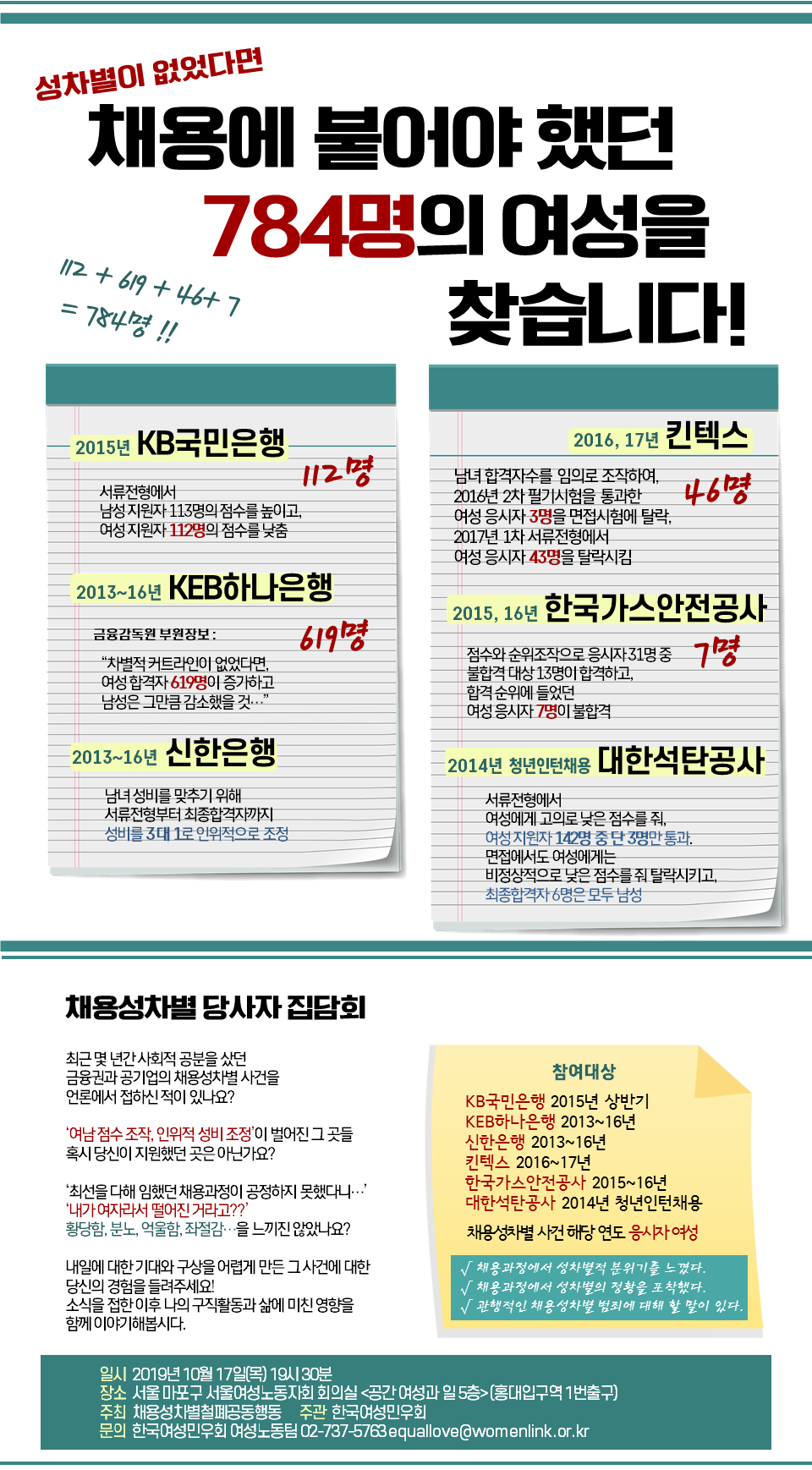 여자라서 탈락시킨 은행 3곳 | 인스티즈