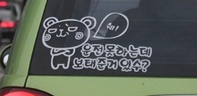 센스도 없고 보고 있으면 짜증나는 차량 스티커.jpg | 인스티즈