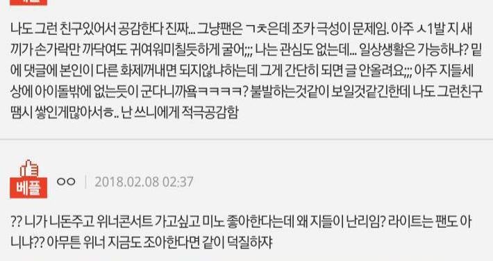 +추)솔직히 과하게 덕질하는애들 짜증남 | 인스티즈