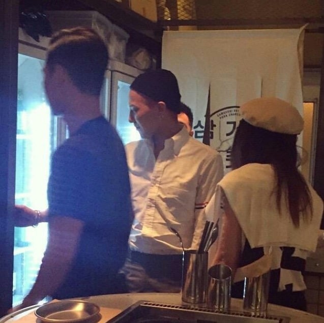 홍대 삼거리 푸줏간 yg 회식.jpg (홍대 자주 오는 지디) | 인스티즈