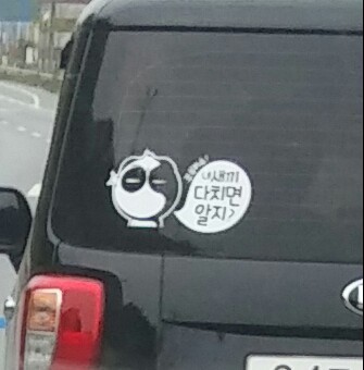 센스도 없고 보고 있으면 짜증나는 차량 스티커.jpg | 인스티즈