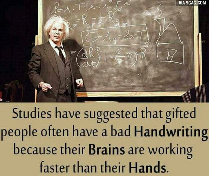 천재들이 악필인 이유 | 인스티즈