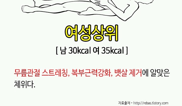 즐기면서 살빼기 · 섹스 체위별 소모되는 칼로리를 알아보자 | 인스티즈
