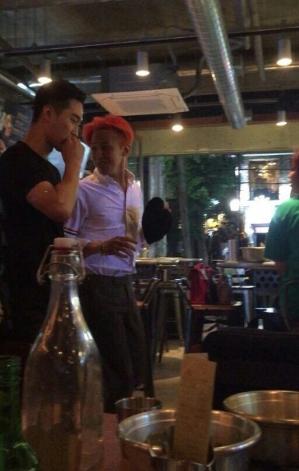 홍대 삼거리 푸줏간 yg 회식.jpg (홍대 자주 오는 지디) | 인스티즈