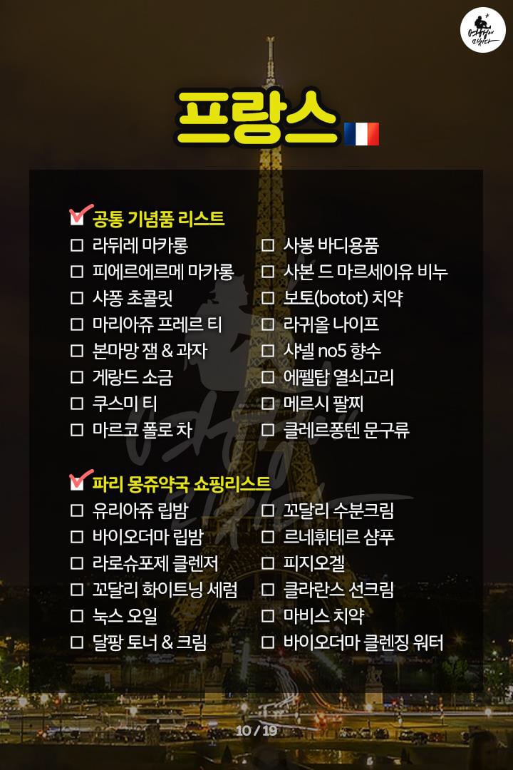 해외여행 쇼핑리스트/ 여시들만의 '여기가면 이건 꼭 사와야한다'를 알려줘!!! | 인스티즈