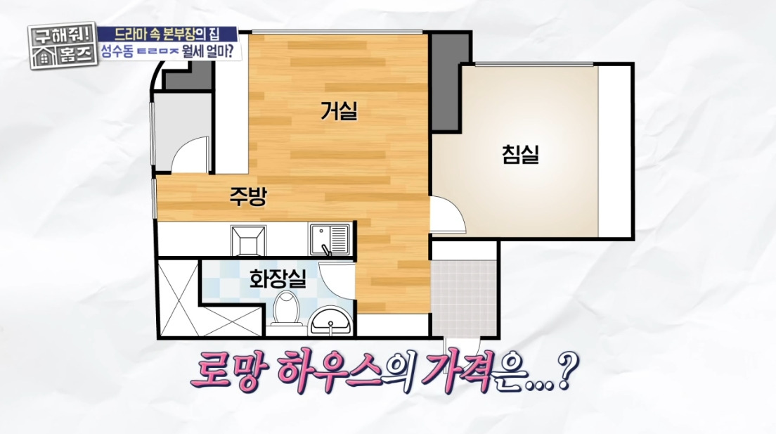 구해줘 홈즈 서울 성동구 성수동 보증금 3억에 월세가 450만원인 아파트 | 인스티즈