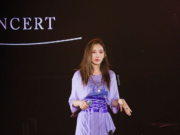 보라색에 진심인 태연 | 인스티즈