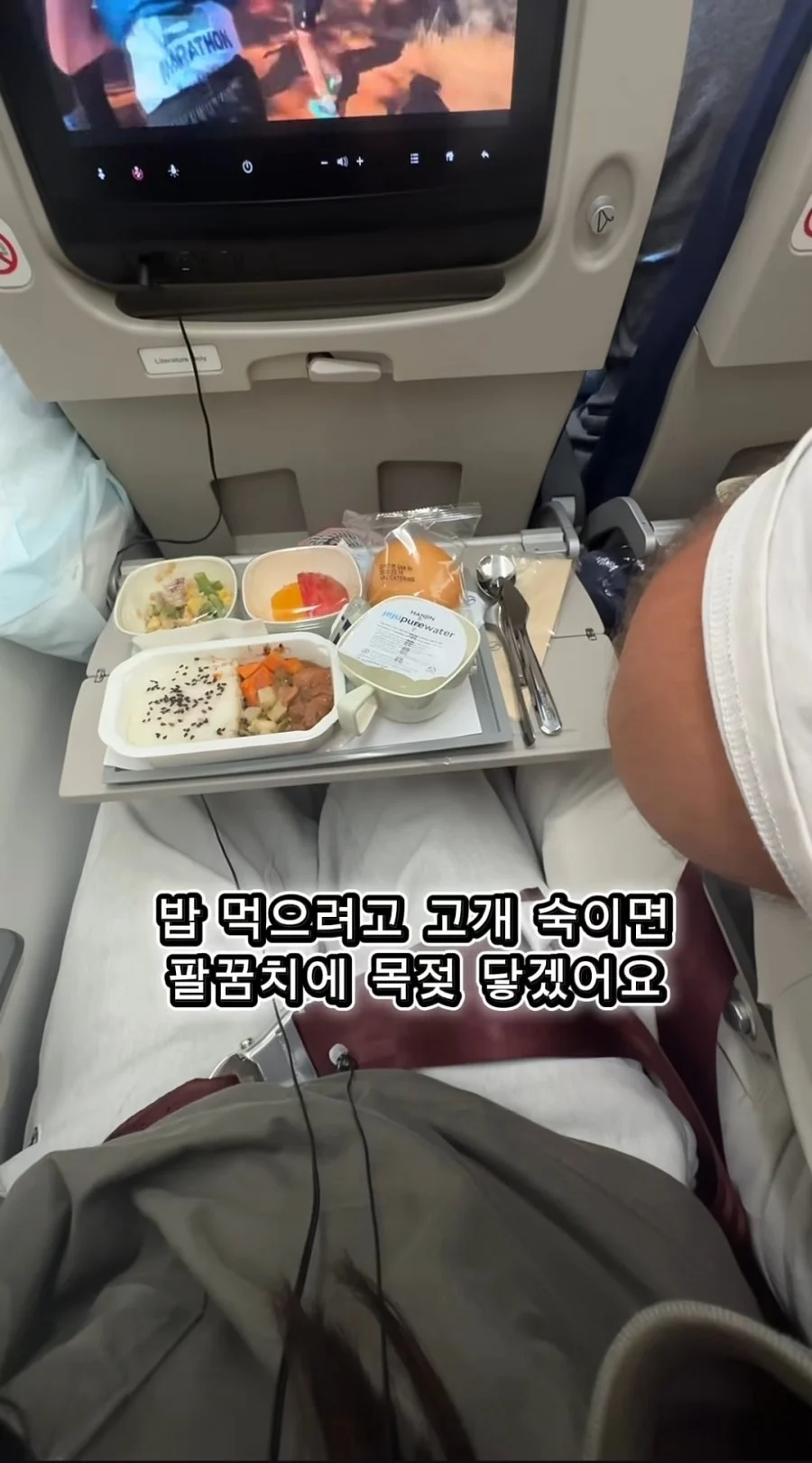 비행기 옆좌석 민폐 아저씨.jpg | 인스티즈