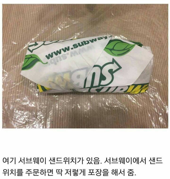 서브웨이 잘 뜯어 먹는 법 | 인스티즈