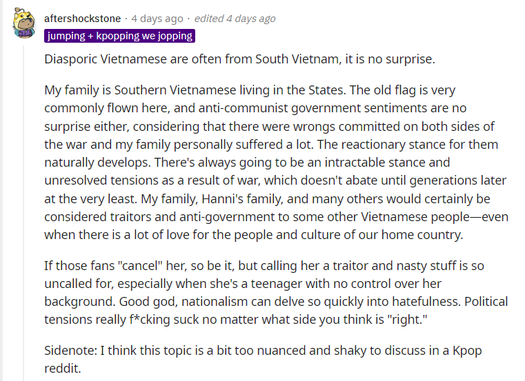 뉴진스 하니는 왜 베트남 케이팝 사이트에서 블랙리스트에 오르게 되었을까? (feat. 베트남 전쟁과 베트남 디아스포라) | 인스티즈