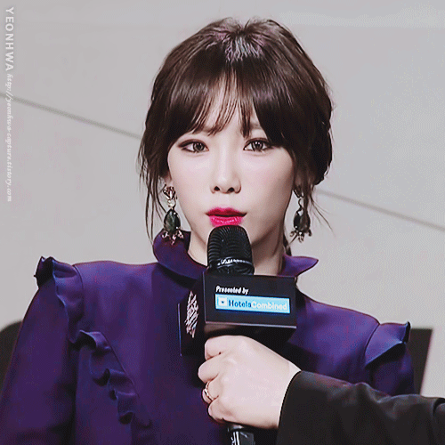 보라색에 진심인 태연 | 인스티즈