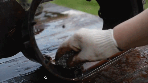 속이 시원해지는 무쇠 녹 제거.gif | 인스티즈