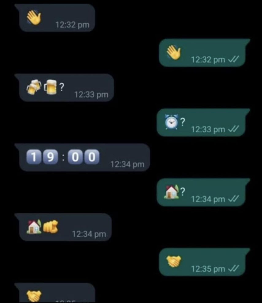 이모티콘만으로 술약속 잡기 | 인스티즈