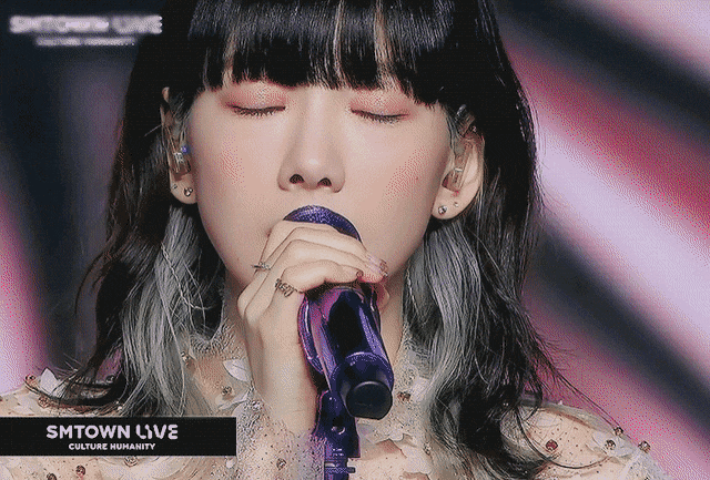 보라색에 진심인 태연 | 인스티즈