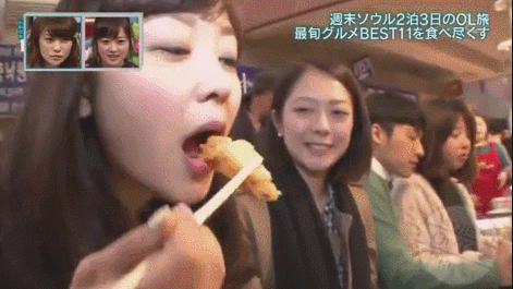 한국음식 좋아하는 일본 여자 아나운서 먹방 | 인스티즈