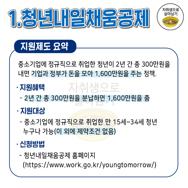 놓치면 아까운 청년정책들 | 인스티즈