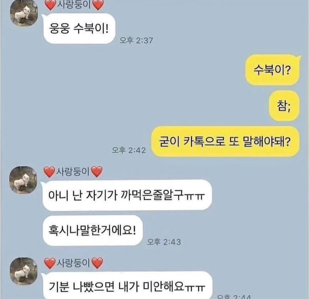 여친 겨털이 조금 미운 남자친구 | 인스티즈