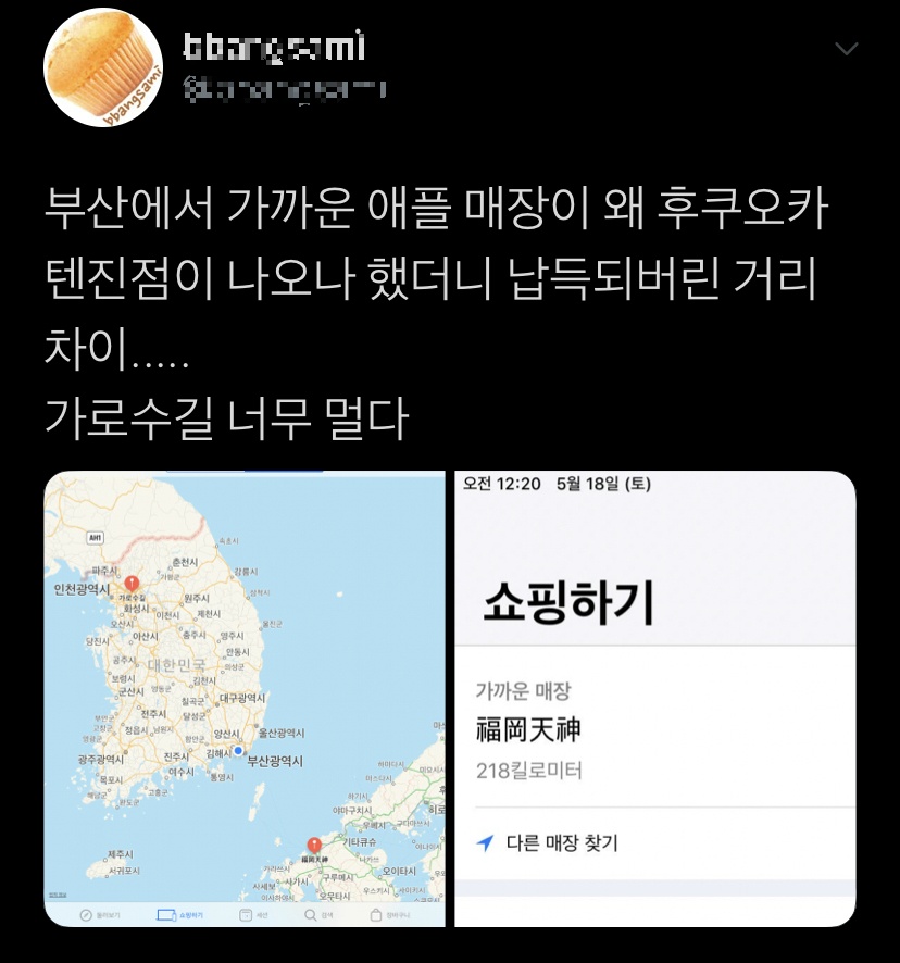 부산 후쿠오카 거리체감 | 인스티즈