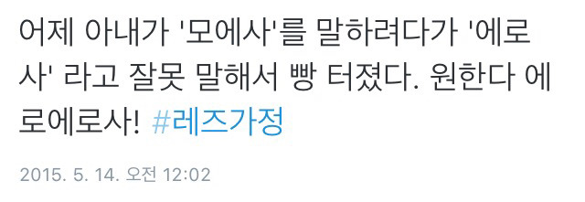 트위터의 레즈가정 이야기.twt | 인스티즈