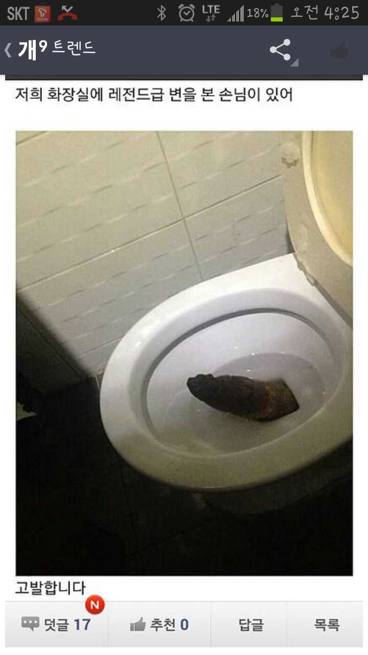 역대급 똥.jpg (혐오주의) | 인스티즈