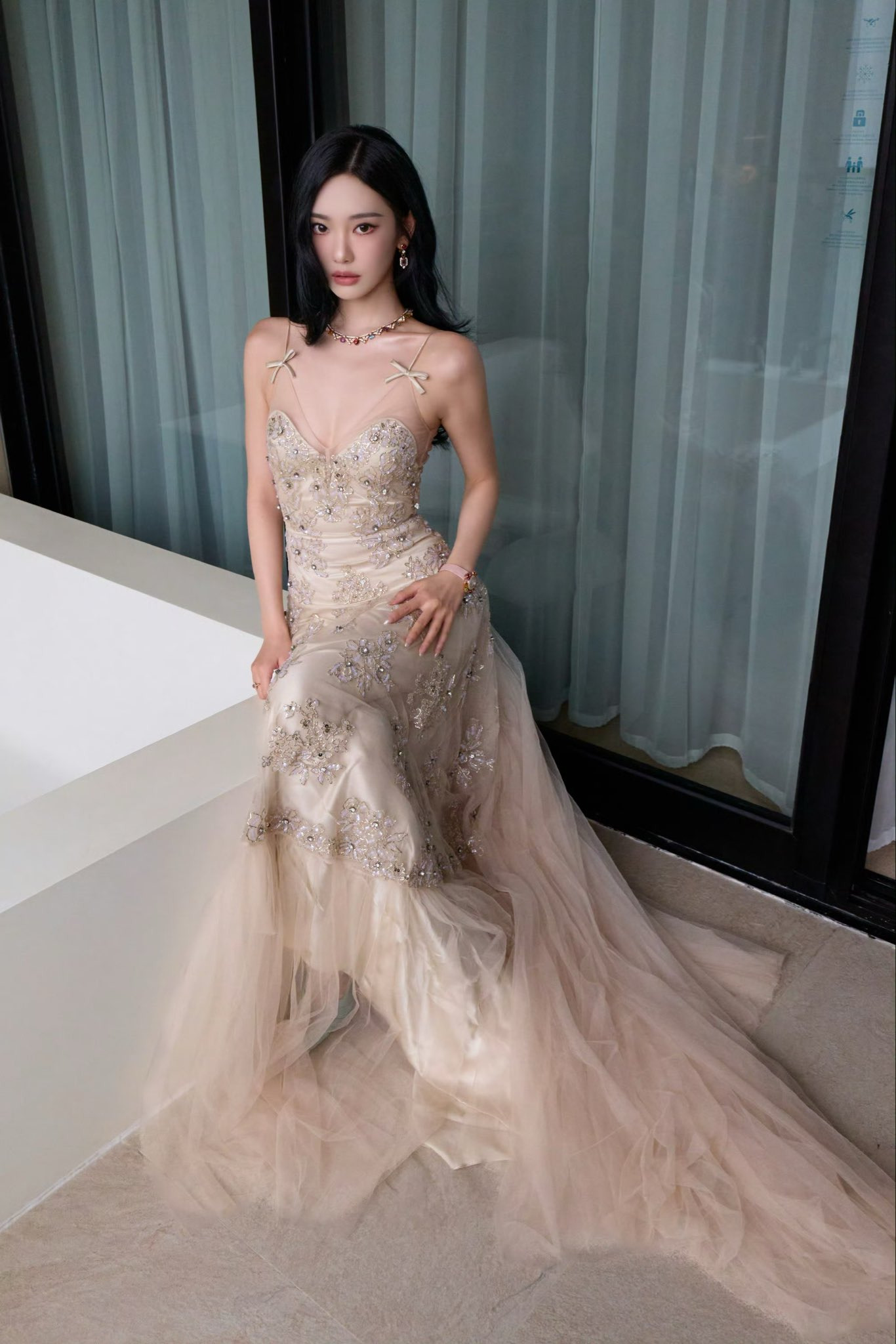 최근 드레스 입은 에스파 닝닝 | 인스티즈