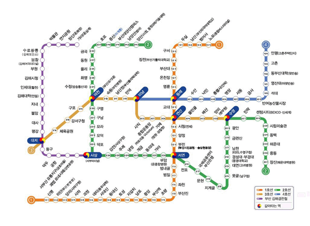우리나라 지역별 지하철+광역전철 난이도.jpg | 인스티즈