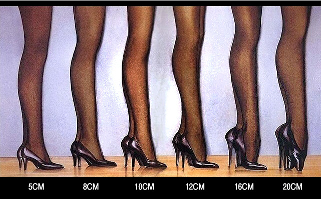 힐높이에 다른 각선미 | 인스티즈