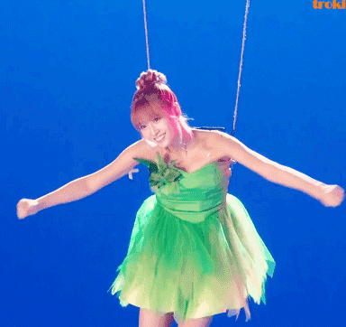 [트와이스] 와이어액션에도 해맑은 팅커벨 모모 | 인스티즈